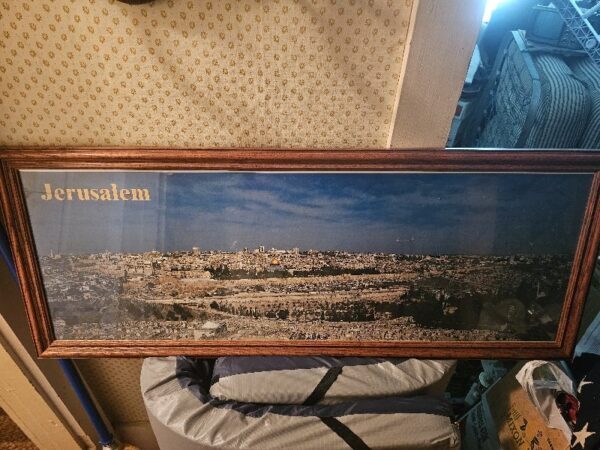 Ariel Framed Jerusalem Photo